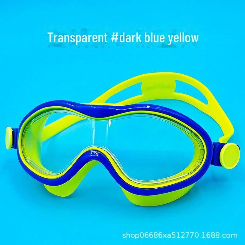 Children's Anti-Fog Diving and Swimming Goggles - Waterproof Macaron Design