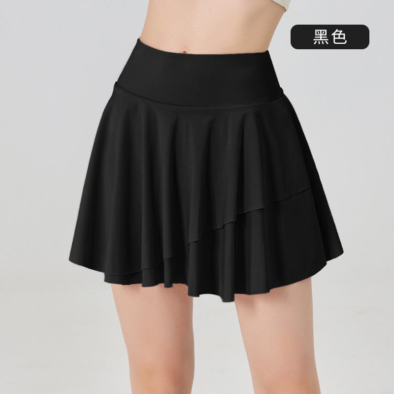 Women's Sports Golf Skirt Quick Dry Sports Skirt High Waist Pleated Short Half Skirt Yoga Clothing