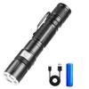 Wataku Ryohin LED Powerful 1200 Lumens with Extendable USB 1500mAh Aluminum Alloy Handy Flashlight with 5 Light for Disaster Power and Work 1 1500mAh