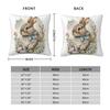 Easter Rabbit Pillow Cover Egg Retro Cute Funny Pillow Case Soft Custom DIY Cushion Cover Pillowcases For Sofa Car Home Decor