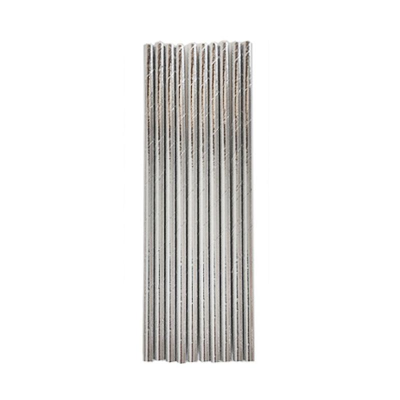 Silver Paper Plates Banner Tablecloth Birthday Party Decor Disposable Tableware Set Baby Shower Wedding Bachelor Party Supplies