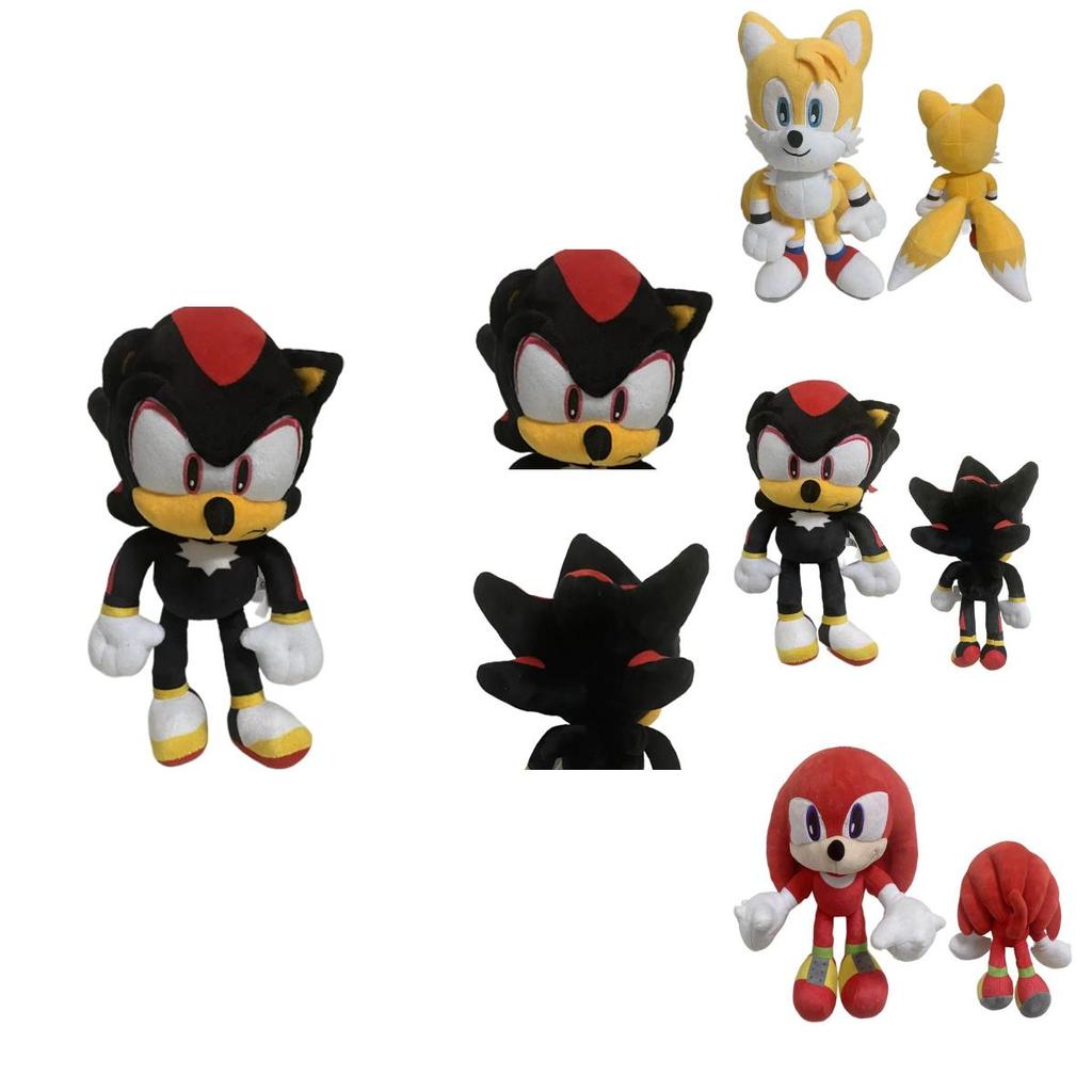 Niedliches 30cm Sonic Tails Plüsch Shadow The Hedgehog Knuckles Spielzeug Super Sonic Weiches Plüsch für bequemes Kuscheln
