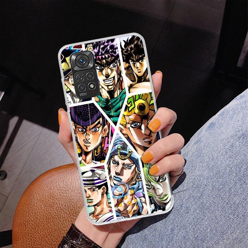 All JoJo's Bizarre Adventure Phone Case For Xiaomi Redmi Note 15 14 13 12S 12 11 Pro Plus 14S 11S 11E 10 10S 11T 5G Personalized