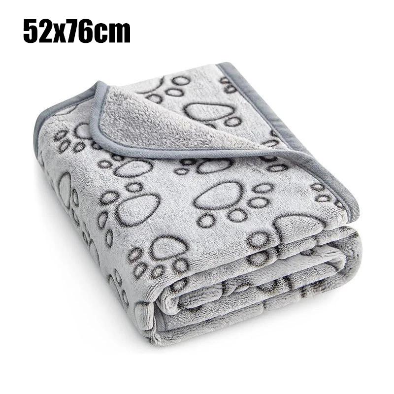 KEMORELA Pet Blanket Soft Fluffy Cute Cartoon Pattern Mat Pet Dog Blanket Warm and Comfortable Blanket Suitable for Cats and Dog