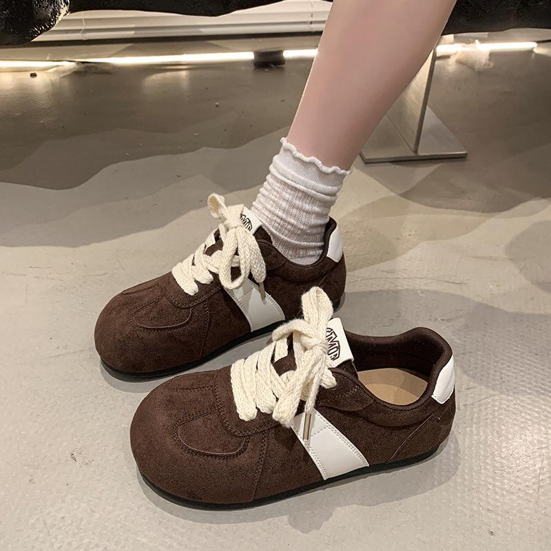 [Uncle Shoes] Forrest Gump Shoes Women's Ugly Moe De Training Shoes 2025 Birken Shoes Platform Sports Board Shoes Boken Single Shoes New