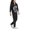 Adidas Originals X Mr.A Collaboration Graffiti Print Half-Zip Sweatshirt Men Sweatshirt Black IA6396