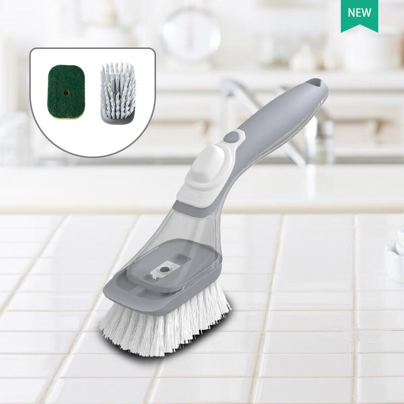 Kitchen Liquid Dispensing Pot Brush