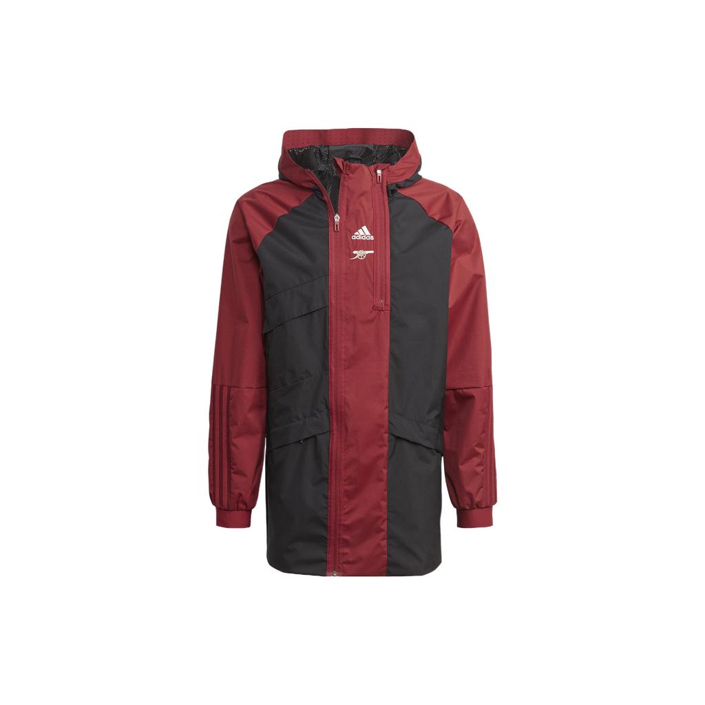adidas Arsenal Hooded Jacket 'Black' Men's GR4209