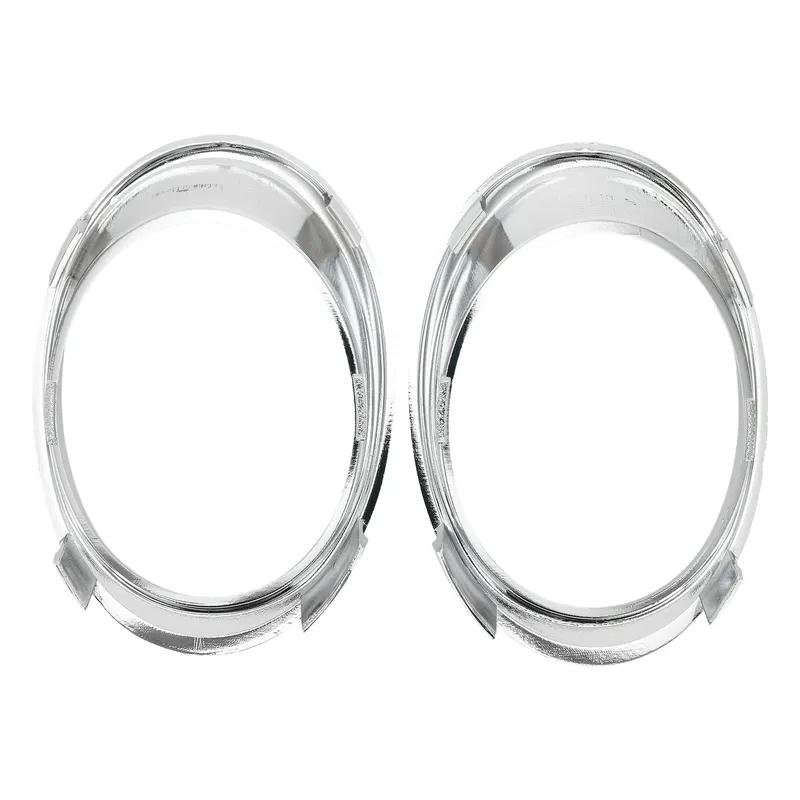 2x Front Left & Right Chrome Fog Lamp Bezel Trim Ring Brand New Car Light Cover For Ford Fusion 2013-2016 #LH DS7Z17E811AA
