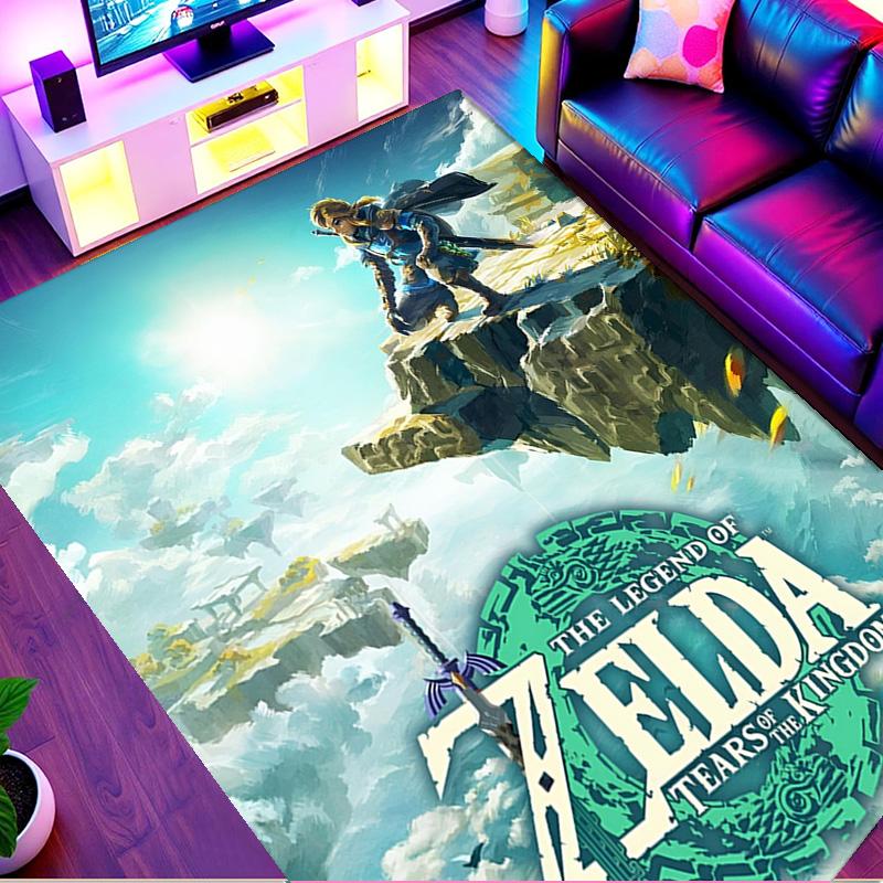 Video Games Print Rug, Washable Floor Carpet, For Entryway Dorm Laundry Room Office Study, Home Decor Birthday Christmas Gift