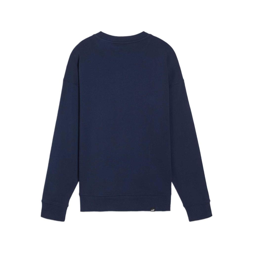 Puma Jednobarevné Módní Měkké Prodyšné Pohodlné Tričko s Dlouhým Rukávem a Spuštěnými Rameny Dámské Topy Námořnická Modř 682159-14