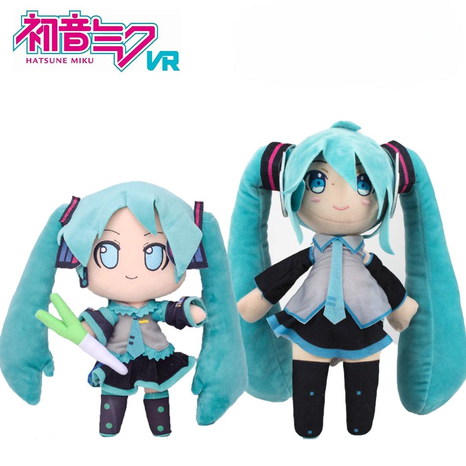 23-28Cm Hatsune Miku Plush Anime Kawaii Cute Cool Toys Dolls Plush Room Car Desk Decoration Birthday Gifts For Fan Kawaii Plush