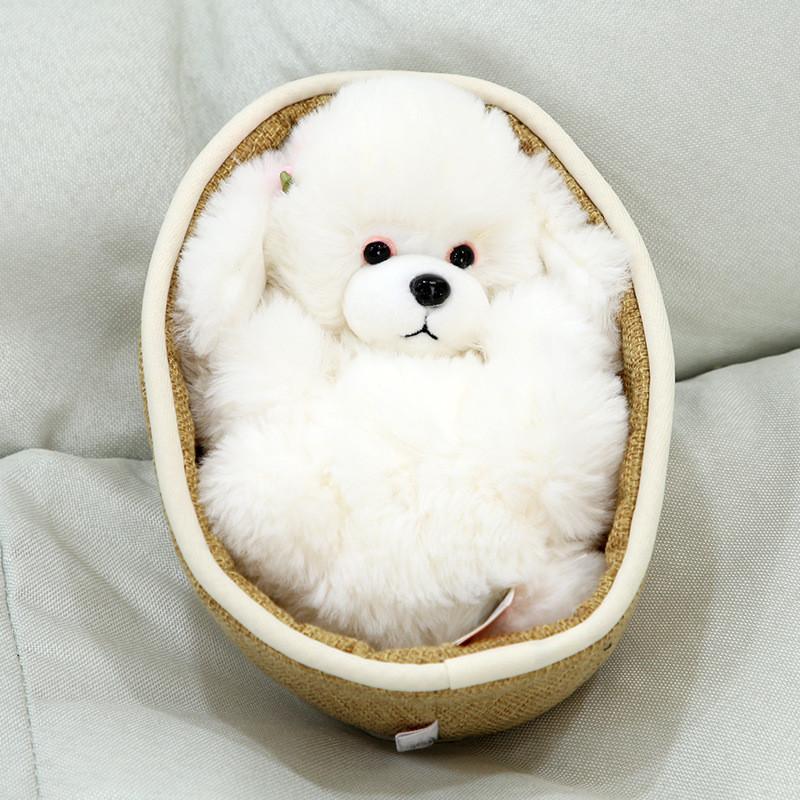 Süßes Waschbär-Stofftier Panda Kuscheltier Puppe Weiches Kreatives Geschenk für Hundebett