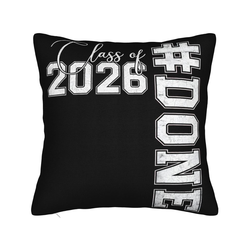Class of Senior Graduation Pillow Covers Merchandise Soft Cushion Cover Decoration Pillow Case Cover Home Multiple Sizes