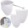 Reusable Strainer Bags with Stand Removable Coffee Filter Sock Mesh Filter Bags  Fresh Cheese