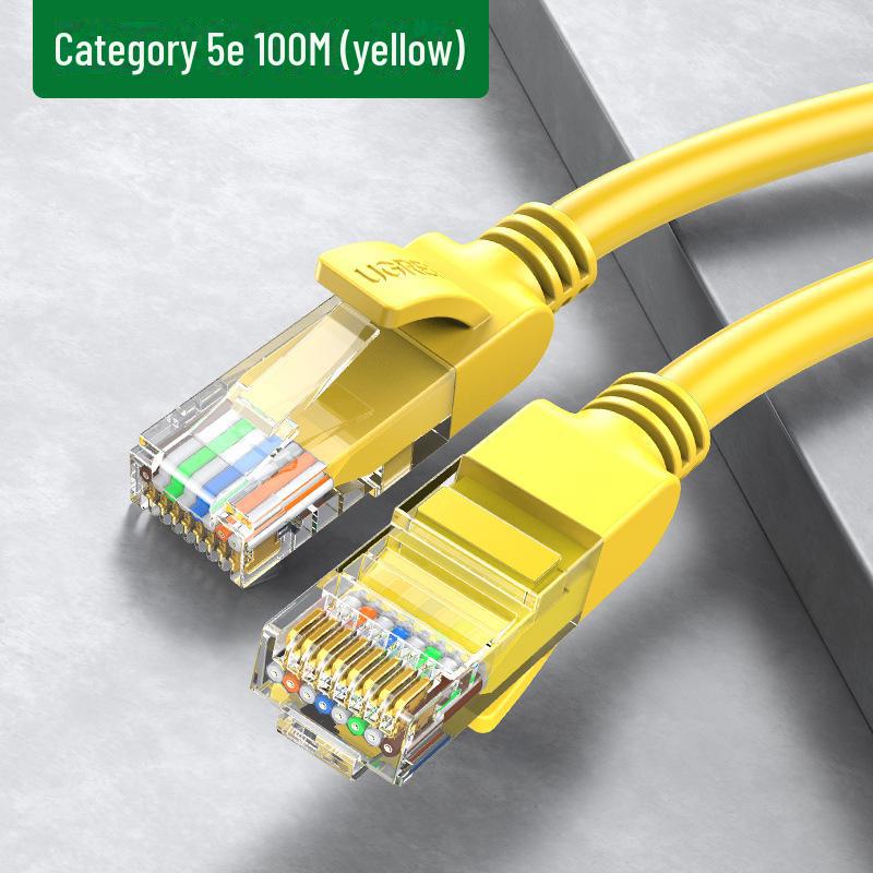 

Мережевий кабель Greenlink Категорії 5, 100М, довжиною 20м, для студентського гуртожитку або дому, підходить для підключення комп ютера та 10-15 пристроїв Category 5e; 1 meter жовтий