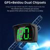 Universal Digital GPS Speedometer Dual Chips KMH/MPH Reminder Meter HD LCD Display Plug And Play Big Font For All Vehicle
