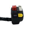 7/8" 22mm Motorcycle Multifunction Handlebar Control Switch Assembly  Warning Light Kill Start Turn Signal Horn Button Switch