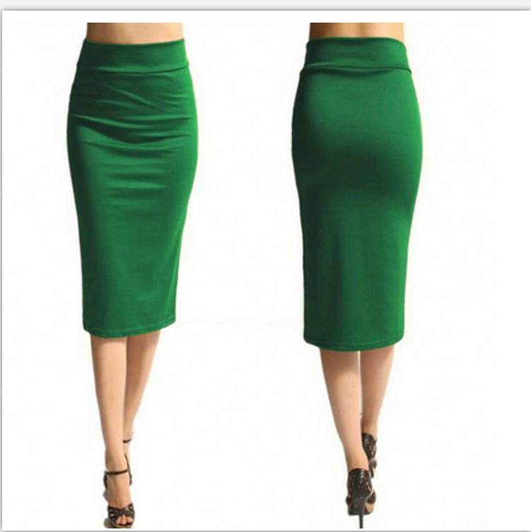 European and American Sexy Mid-Length Slimming Bodycon Pencil Skirt