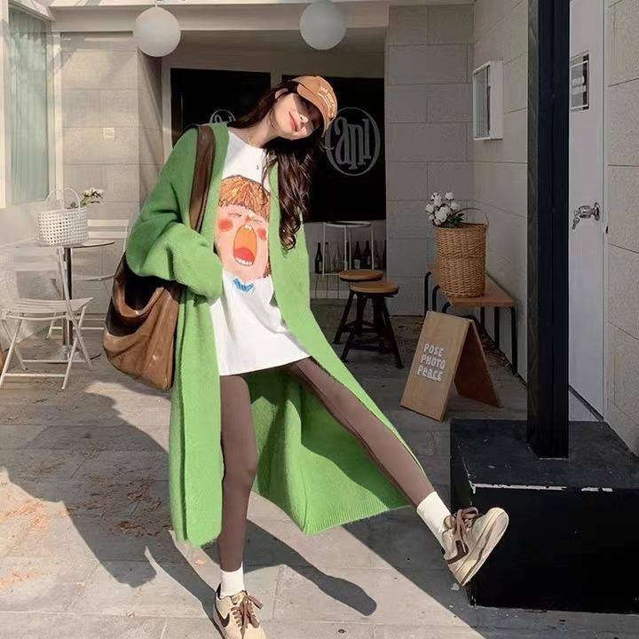 New White Cartoon American Doll Short-sleeved T-shirt Women's 2025 Spring and Summer New Loose Front Shoulder Top Trendy