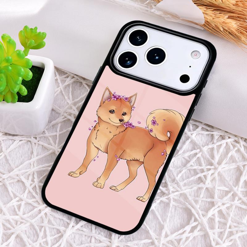 Shiba Shibes Dog Cartoon Shockproof Phone Case for iPhone 17 Air 16e 15 11 12 14 13 Pro Max Cover Coque