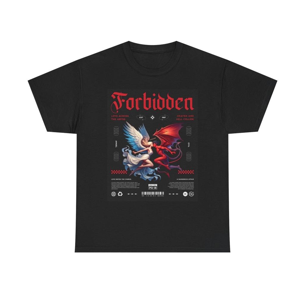 Herren- und Damen-T-Shirts Verbotener Himmel Und Hölle