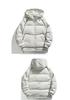 Winter 2025 Men's Trendy Hooded Down Jacket - Fashionable Loose Fit with New Logo, 90% White Duck Down