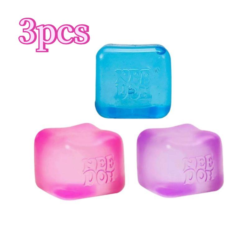 Needoh Nice Cube Sensorischer Stressabbau-Fidget-Würfel für Erwachsene und Kinder