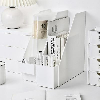 Japon MUJI Tarzı Masaüstü Saklama Rafı: Öğrenciler için Kitaplık ve Dosya Kutusu