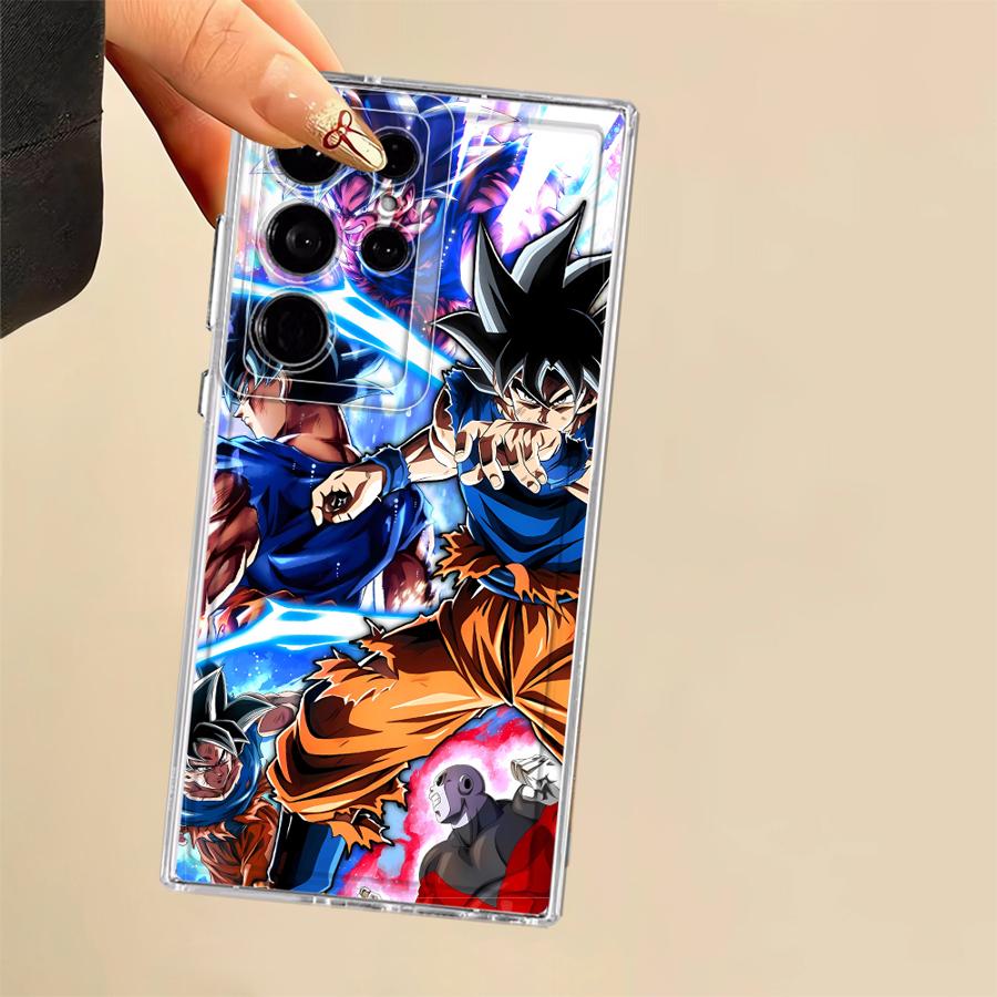 Hülle für Samsung Galaxy S24 S26 S21 Note 20 Ultra 10 S23 Ultra S22 FE S20 Plus S25 Edge Handyhülle D-Dragons Ball Anime