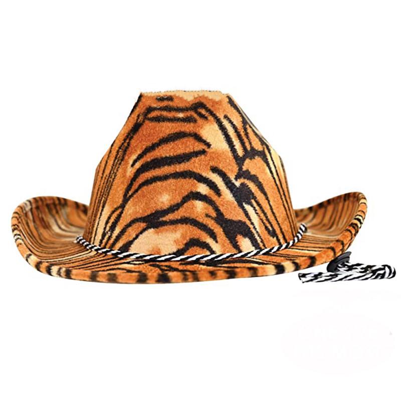 Cowboy Hat Christmas Stage Carnival Party Pink Fluorescent Colorful Cowboy Hat Compound Laser Hat Western Style Illusion