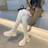 Size 36-43, large size women's shoes 41 fat feet Korean version thick-soled over-knee elastic boots women's ins tide elastic thin boots 42