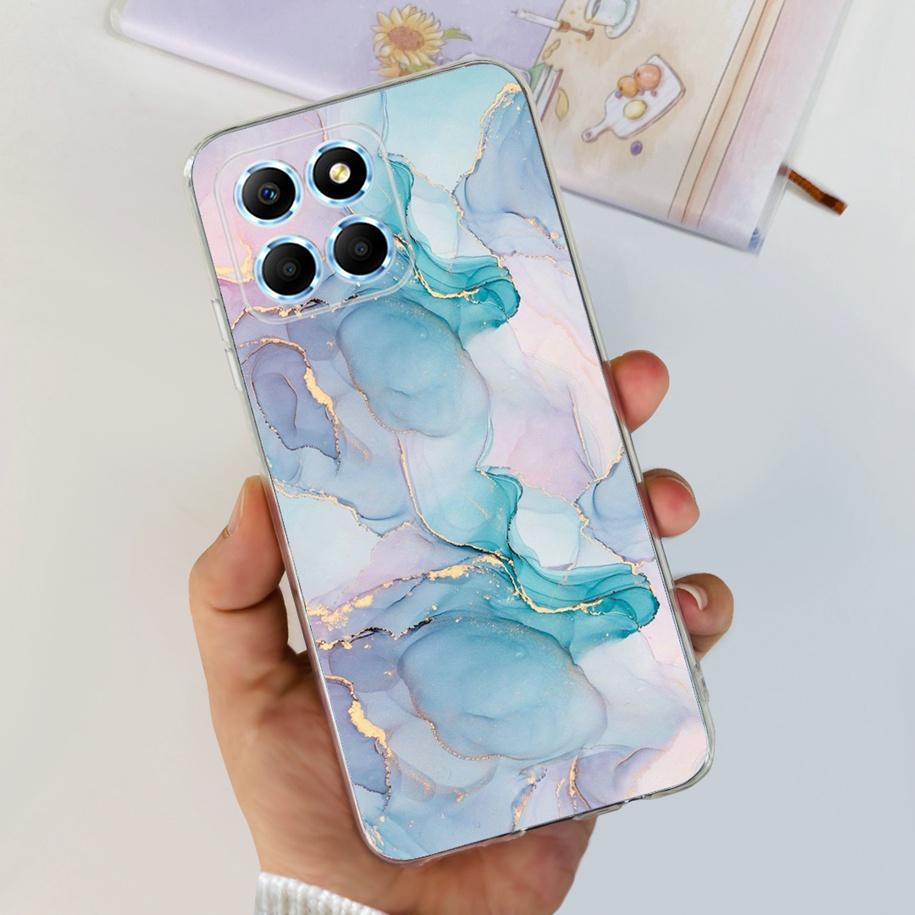 For Honor X6 5G Case VNE-LX1 VNE-LX2 VNE-LX3 Phone Cover Popular Flower Astronaut Soft Funda For Honor X8 TFY-LX1 HonorX8 Bumper