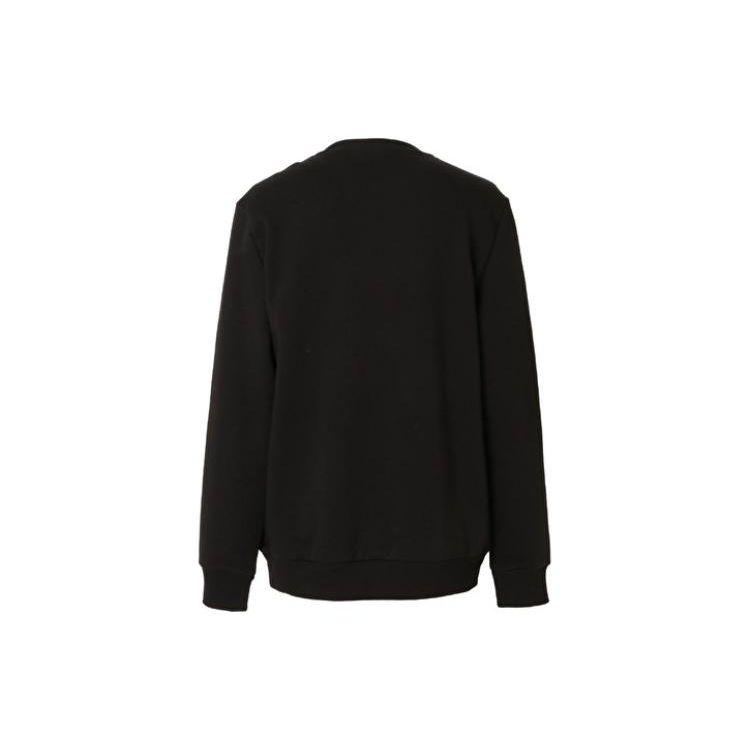 Calvin Klein Solid Logo Print Crewneck Sweatshirt Men tops Black 40GC200-001
