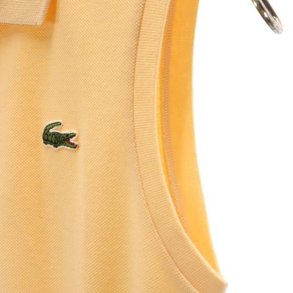 unused LACOSTE No sleeve one piece 40 Orange series Women Used