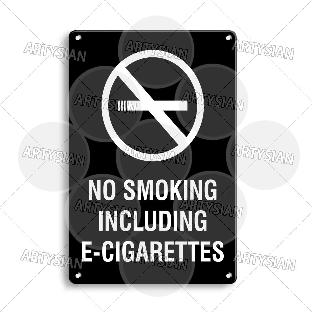 No Smoking Metal Sign Smoke Free Prohibition Warning Sign No Vaping Smokefree Plaque
