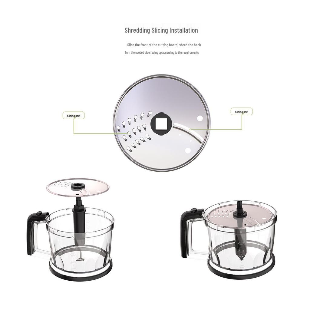 High-Power Multifunctional Handheld Food Processor & Blender