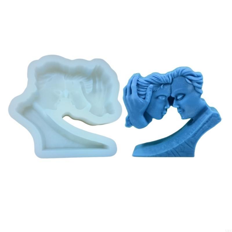 

Human Face Sculpture Molds for Making Gypsum Ornaments Home Decorations DIY Craft, Statue Molds X3UC