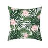 Peach Skin Printed Pillowcase Small Fresh Nordic Green Plant Sofa Cushion Cushion Cover Home Supplies