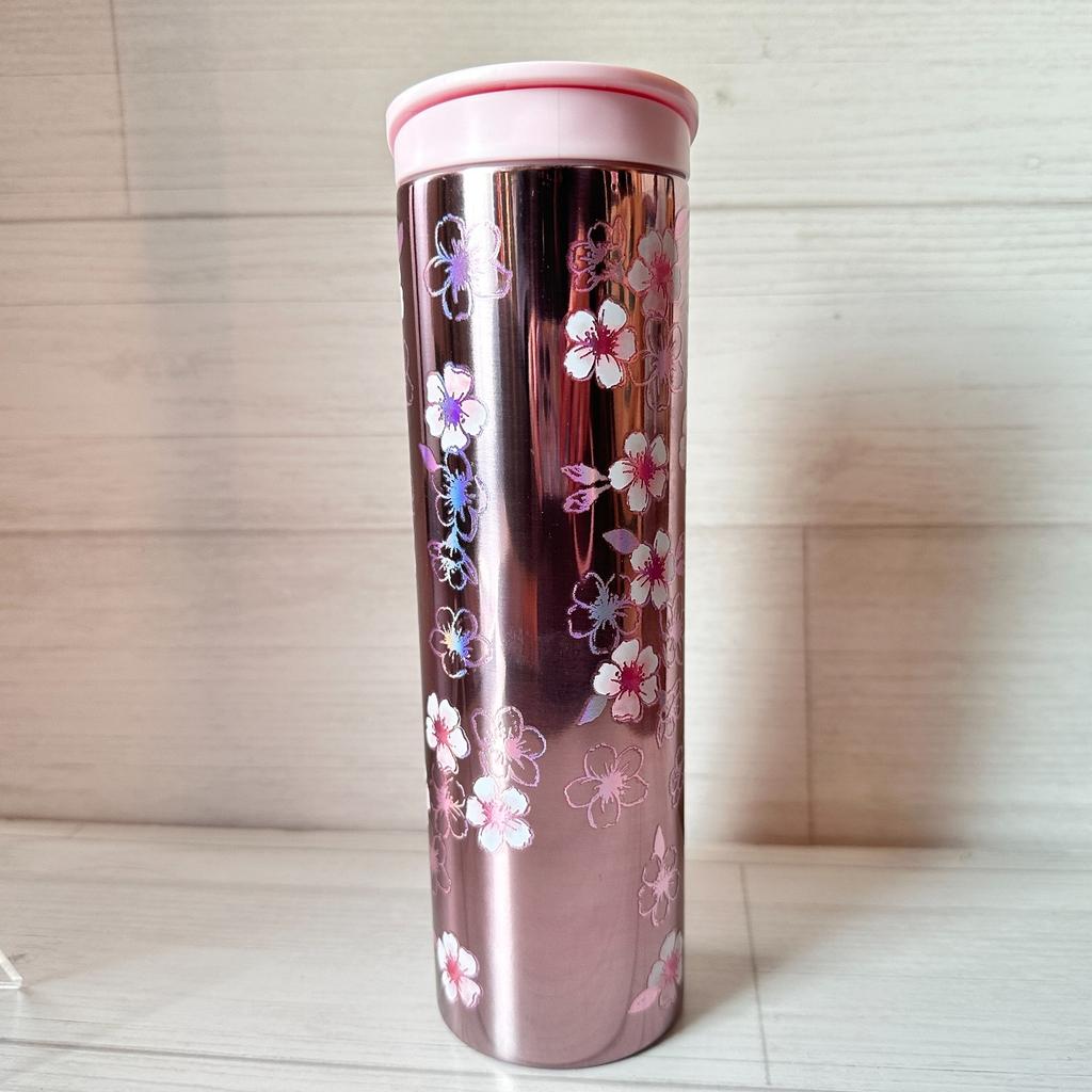 Starbucks Japan SAKURA 2026 Stainless Bottle 16oz 473ml Cherry Blossom Pink