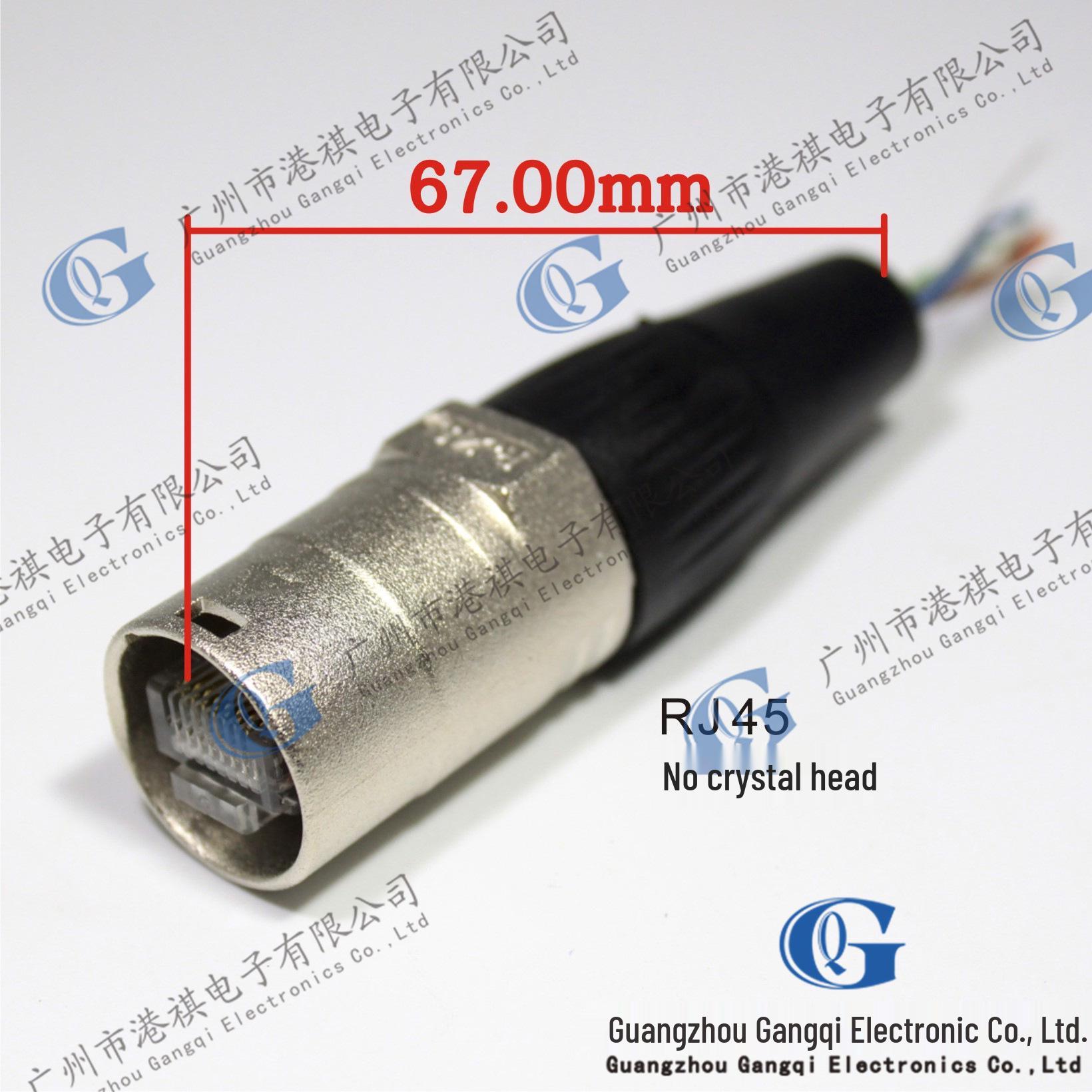 RJ45 Crystal Head Adapter, XLR RJ45 Audio Power Amplifier Connector