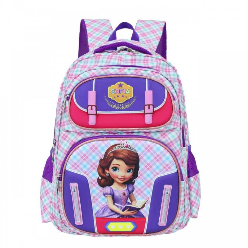 Sac à dos scolaire rigide 3D pour enfants avec lumière LED Design de dessin animé Léger Ergonomique Sac à bandoulière Élèves du primaire