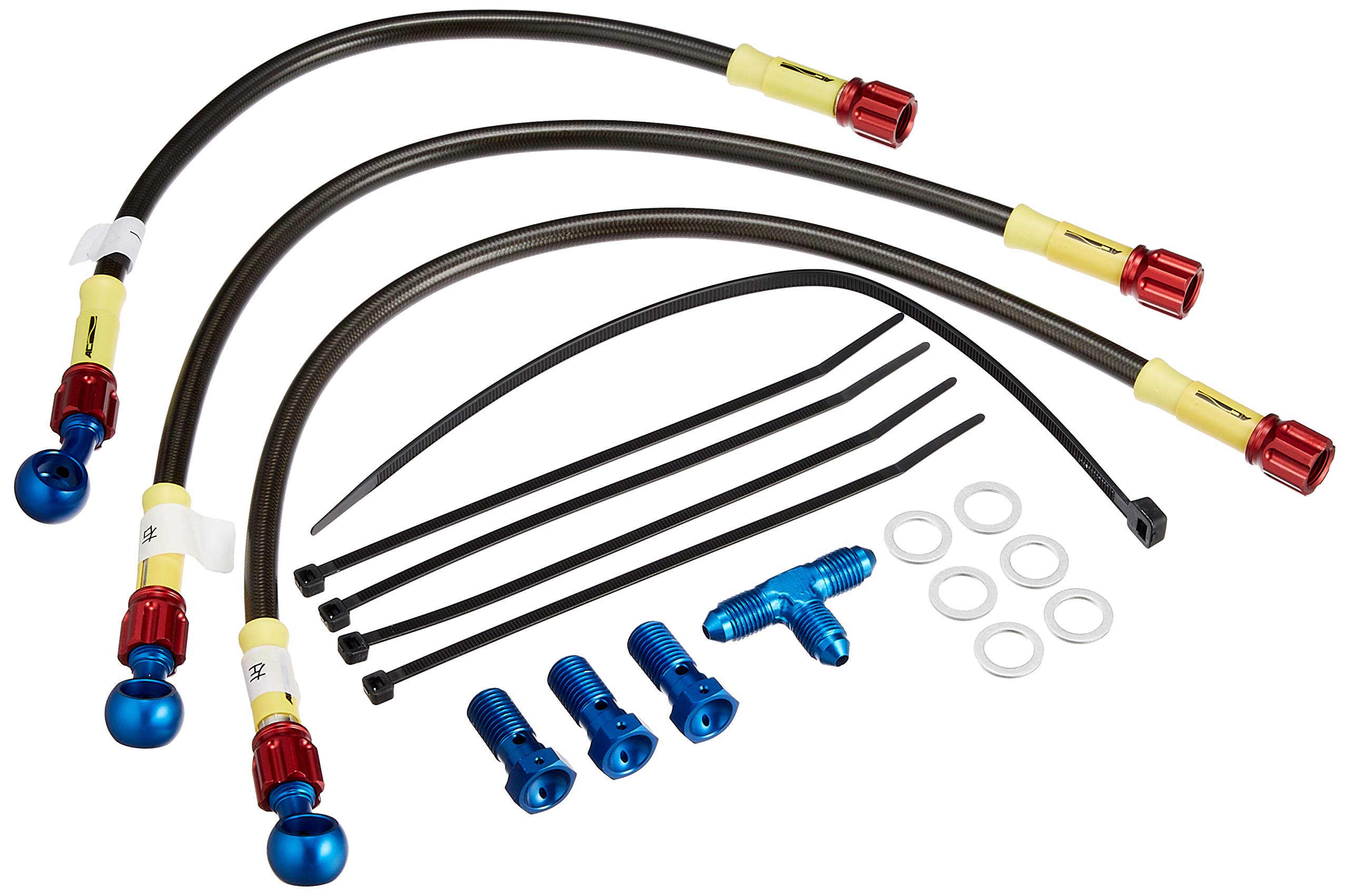 

AC Performance Line Brake Hose Smoke (Socket: Blue/Red) Front (T2 type)