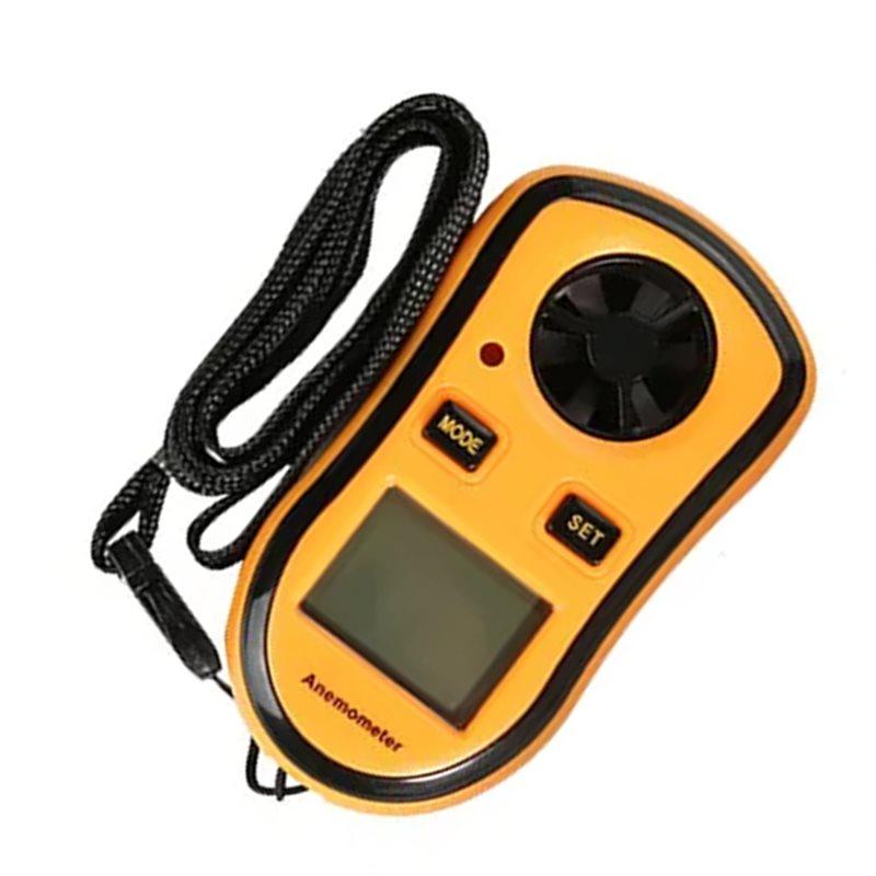 CYCLI-Wind Speed And Temperature Meter GM8908 Digital Anemometer Handheld For Outdoor Test Navigation Weather Gauge Tester 1Pc