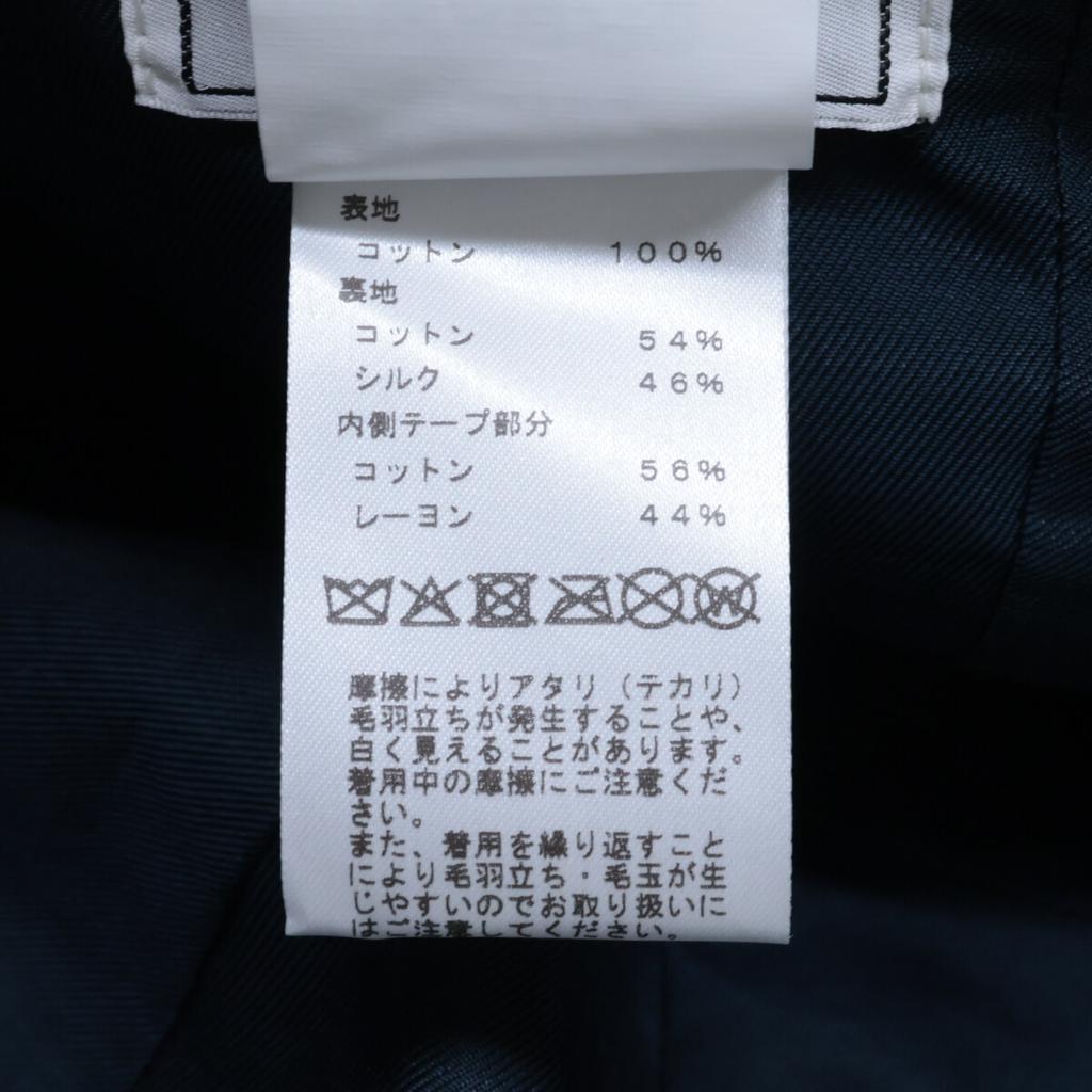 HERMES [/Domestic Regular] Davis Dot Medor Newsboy/ hat 59 NavyUsed