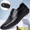 Men's Slip-On Comfortable PU Casual Driving Shoes with Soft Soles