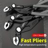 Water Pump Pliers Quick-Release Plumbing Pliers Adjustable Water Pipe Clamp Pliers Household Bathroom Sink Spanner Hand Tools