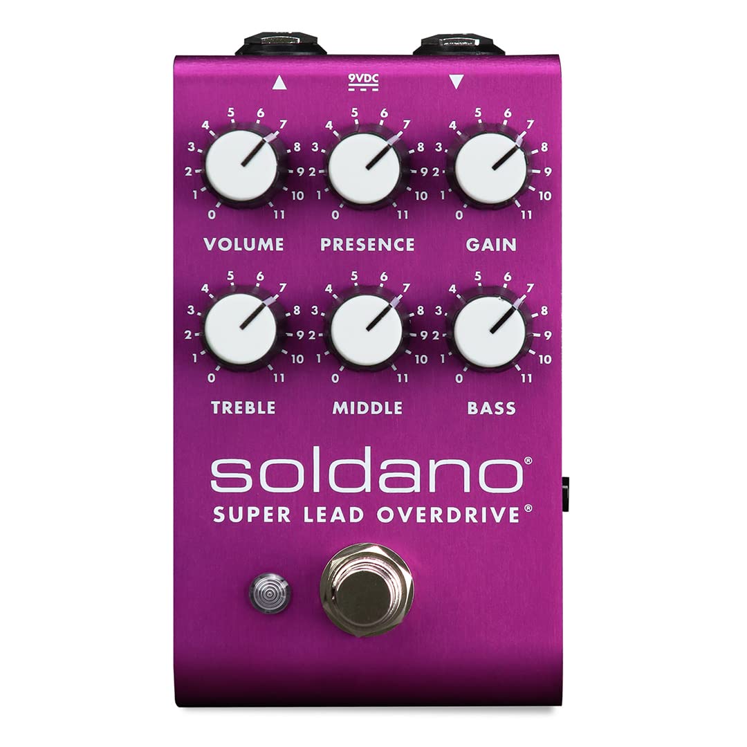 

Soldano Purple Anodized Overdrive Guitar Effector SLO-PEDAL