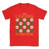 Herren The Living Tombstone St. Patrick's Totenköpfe T-Shirts Rock 100% Baumwolle Oberteile Lustige Kurzarm Rundhals T-Shirts Sommer T-Shirts