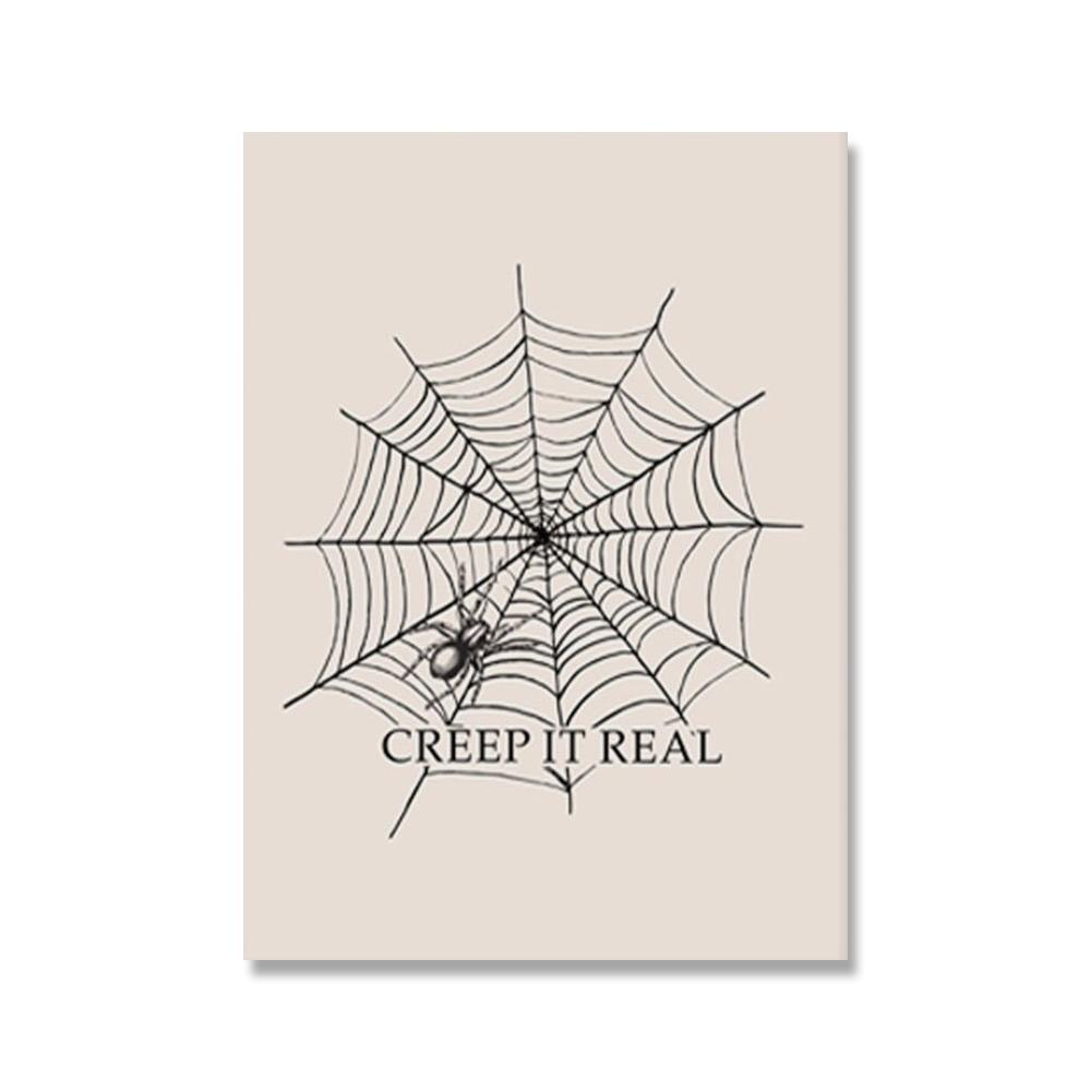 Halloween Skeleton Pumpkin Black Cat Wall Art Canvas Painting Nordic Posters And Prints Wall Pictures For Home Living Room Decor